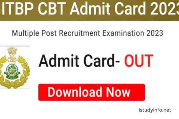 WWW Recruitment Itbpolice Nic in Admit Card