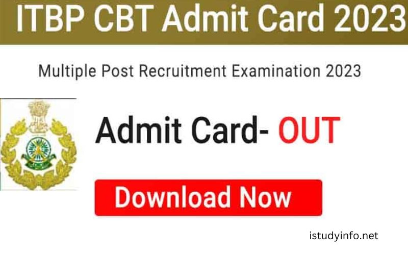 WWW Recruitment Itbpolice Nic in Admit Card