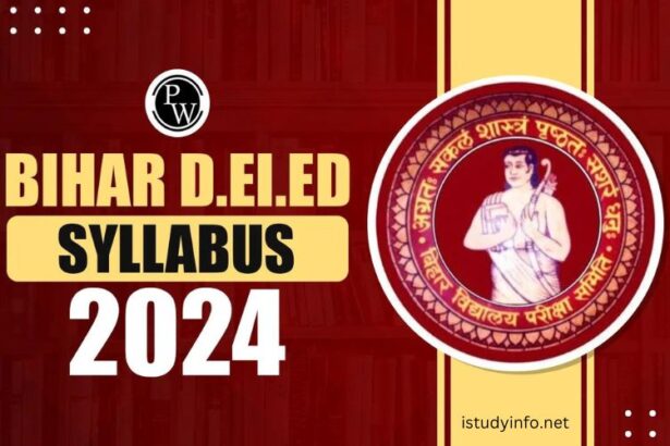 bihar deled entrance exam 2024 syllabus pdf download