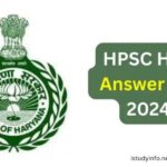 Hpsc Hcs 2024 Answer Key PDF Download