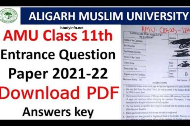 Amu Last Year Question Paper Of Class 11 Science