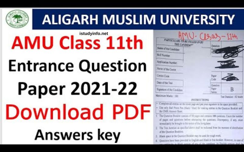 Amu Last Year Question Paper Of Class 11 Science