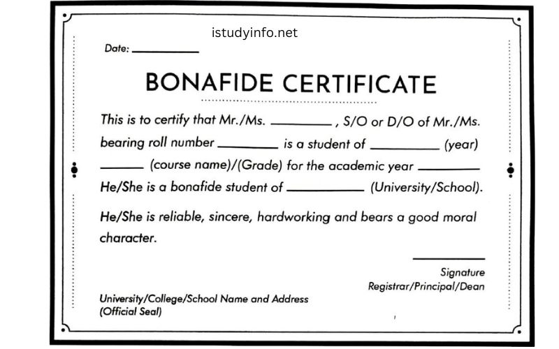 Bonafide Certificate Online Bihar Last Date 2023