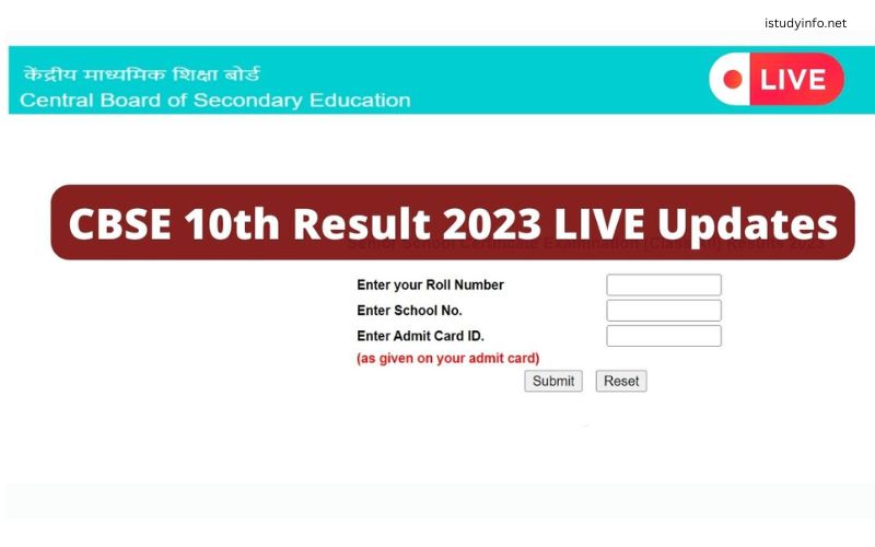 Class 10 Cbse Board Result Date 2023