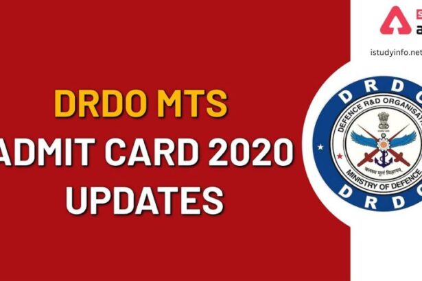 Drdo MTS Exam Date 2020 Admit Card