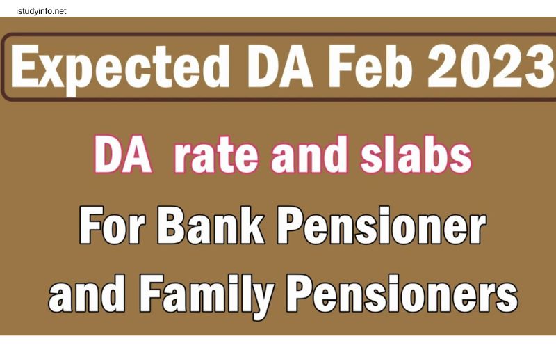 Expected Da for Bank Pensioners From Feb 2023