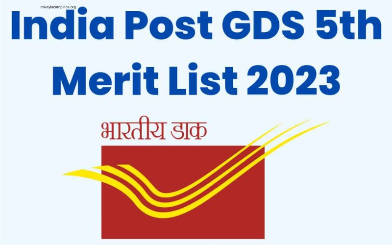 Gds 5th Merit List 2023 PDF Download