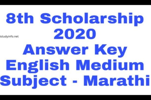 Scholarship Result 2020 8th Class Answer Key