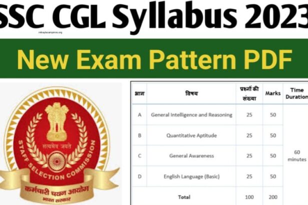 Ssc Cgl Syllabus 2023 PDF Download in Hindi