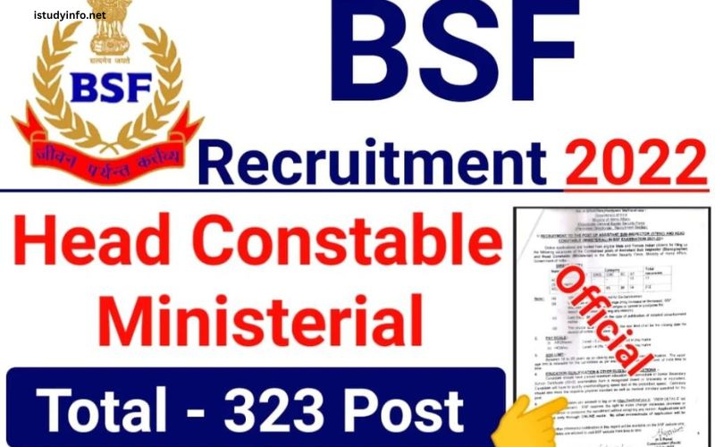 Bsf Head Constable Ministerial Exam Date 2022