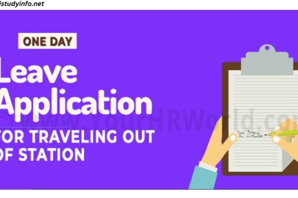 Leave Application for Going out of Station