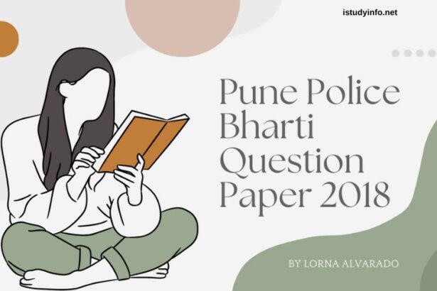 Pune Police Bharti Question Paper 2018 PDF Download