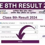 Result of 8th Class Roll No 2023