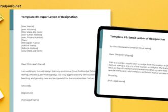 Teacher Resignation Letter to Principal for Personal Reasons