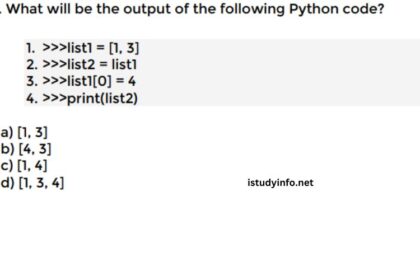 What Will Be the Output of the Following Python Code