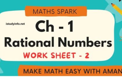 Worksheet On Rational Numbers For Class 8